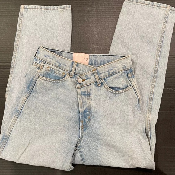 Revice Denim 90’s Baby criss-cross waist, high waist, size 26 - Picture 15 of 16